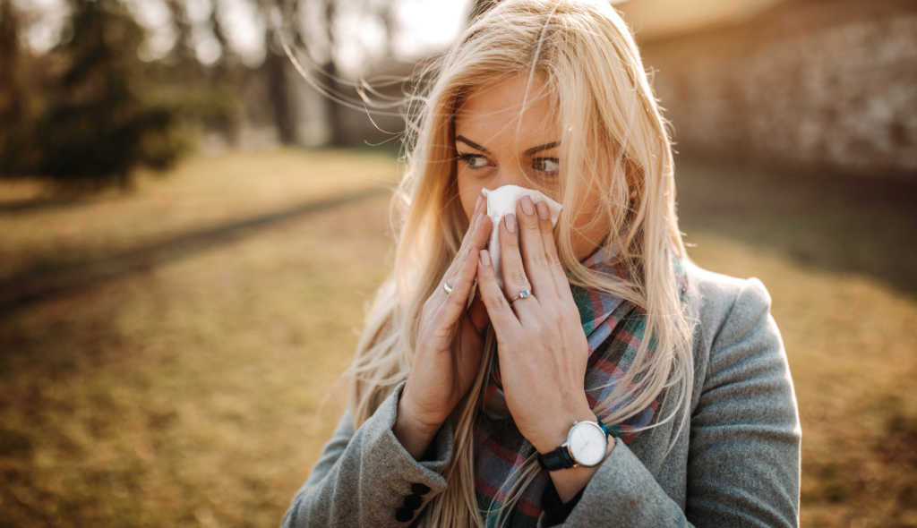 Autumn skin allergies